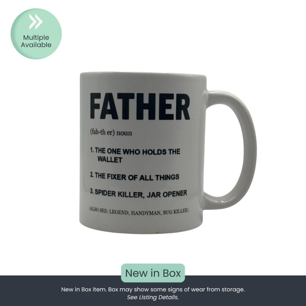 Definition of Father – White Ceramic Coffee Mug (11oz)